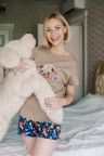Женский костюм ЖК 022 (Мопс в кедах)